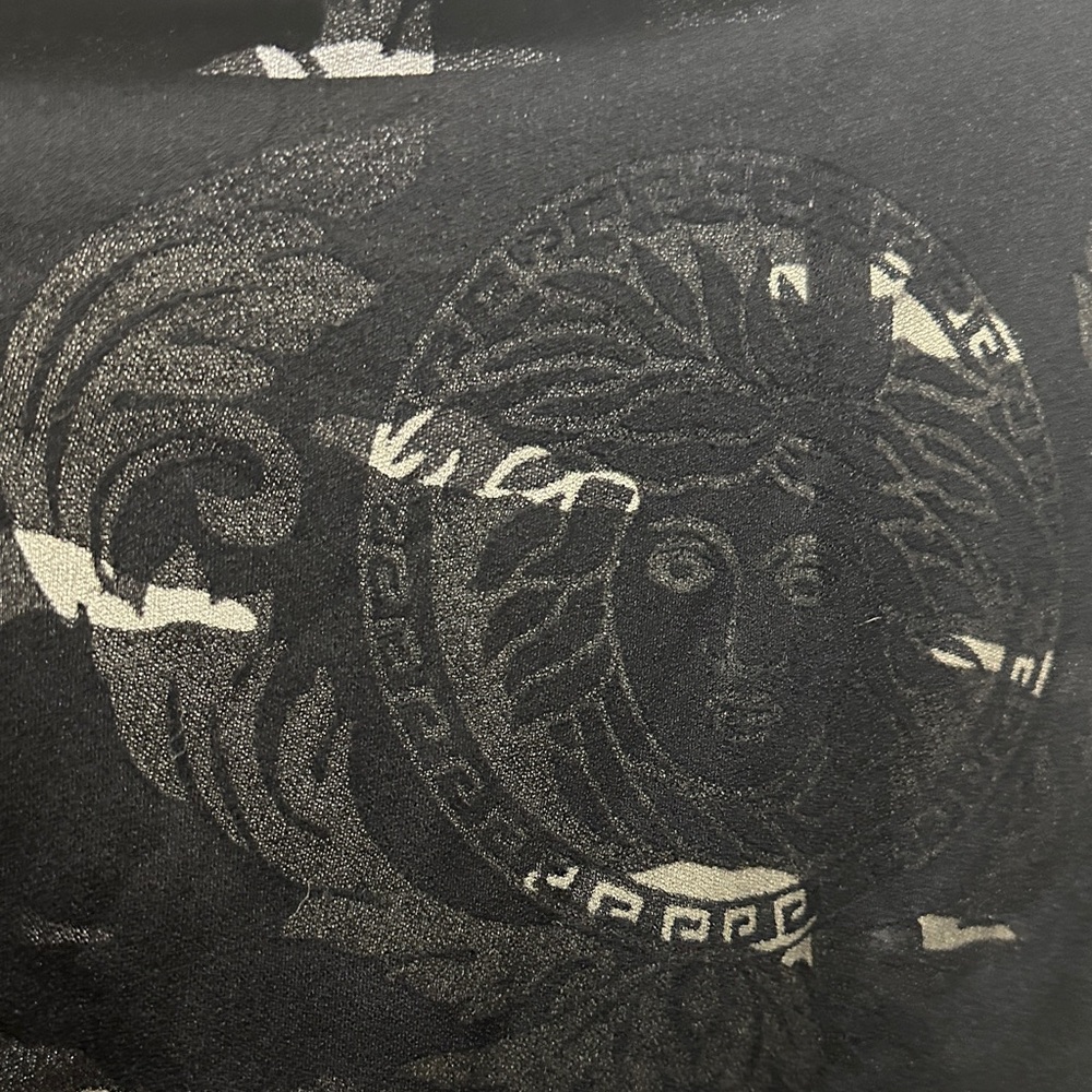 Black Medusa Graphic vintage Versace